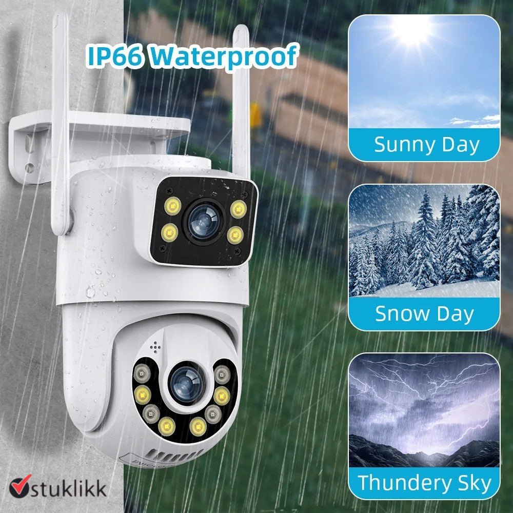 WiFi kahe kaameraga turvasüsteem