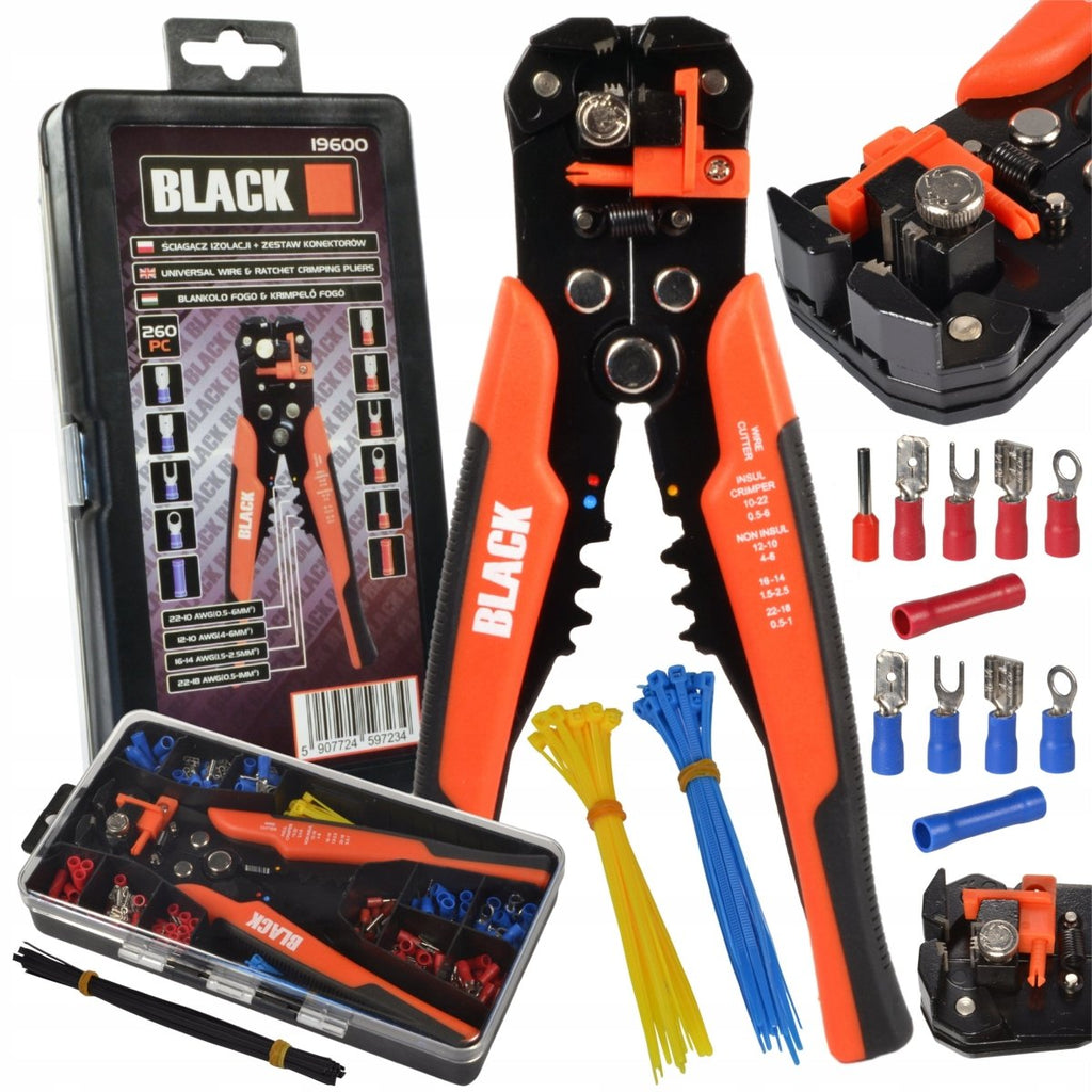 5-in-1 Automatic Wire Stripper and Crimper for 0.2-6.0 mm² Wires